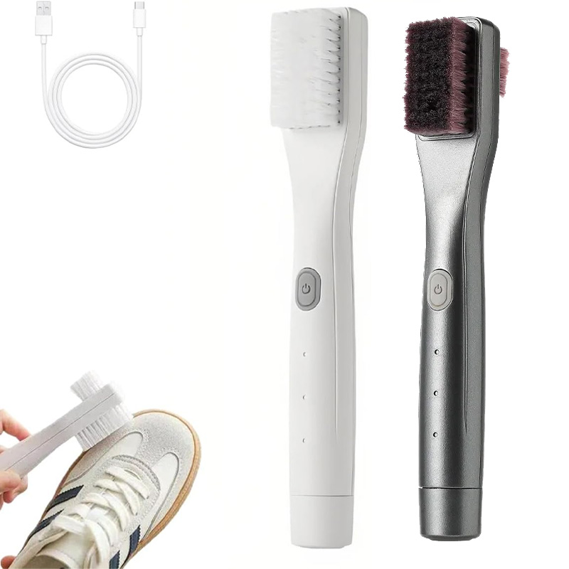 Sneaker Care Spray - แปรงรองเท้าไฟฟ้าแบบชาร์จ USB 3 โหมดความเร็ว เครื่องทำความสะอาดอัลตราโซนิก การสั่นสะเทือนที่แข็งแกร่ง