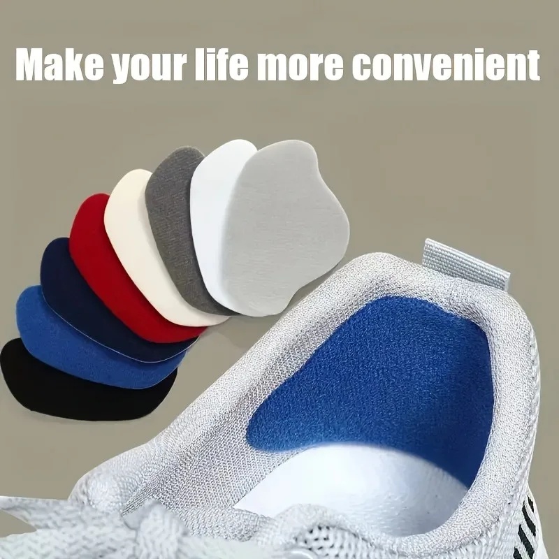 Sneaker Protector - แผ่นปะซ่อมส้นรองเท้า 6 ชิ้น แผ่นป้องกันส้นรองเท้าทนต่อการสึกหรอ สำหรับซ่อมแซมรูที่ชำรุดบนรองเท้าผ้าใบและรองเท้าหนัง