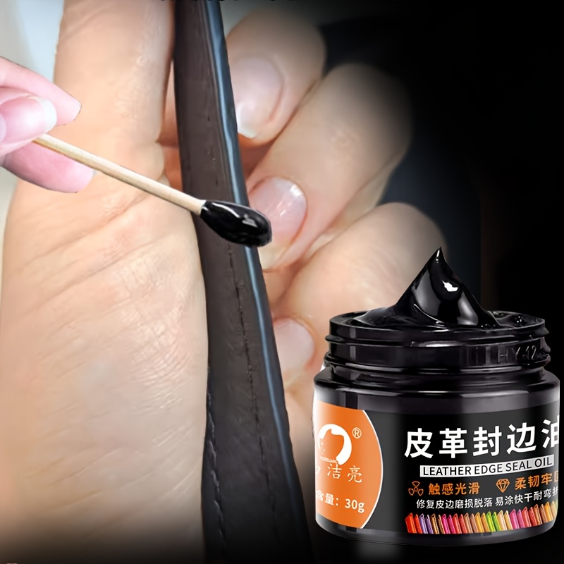 Leather Shoe Polish - ชุดน้ำมันขอบหนัง 30 กรัม - ซ่อมแซมรอยขาด ลอก