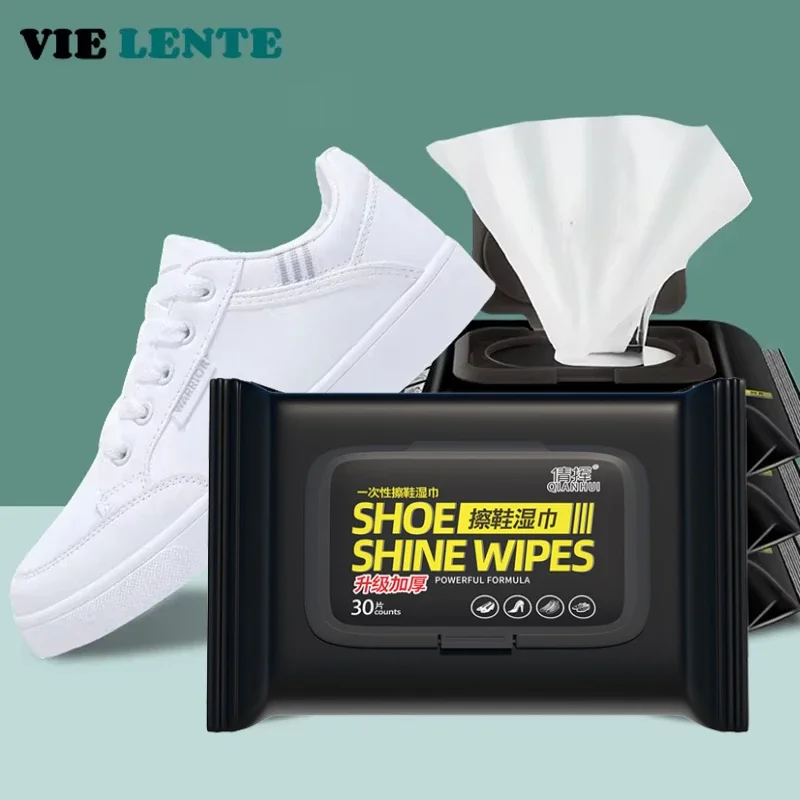 12-60 ชิ้นทิ้งรองเท้าผ้าเช็ดทํ - Shoe Cleaner บทวิจารณ์และราคา
