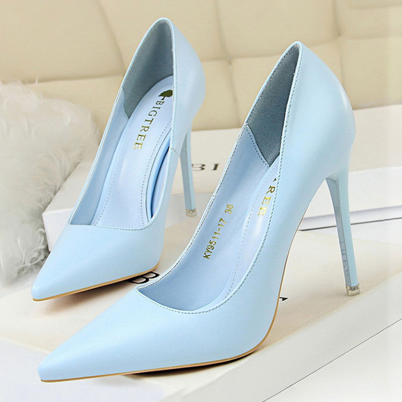 BIGTREE รองเท้าผู้หญิงปั๊ม Pu  - Shoe Tree บทวิจารณ์และราคา