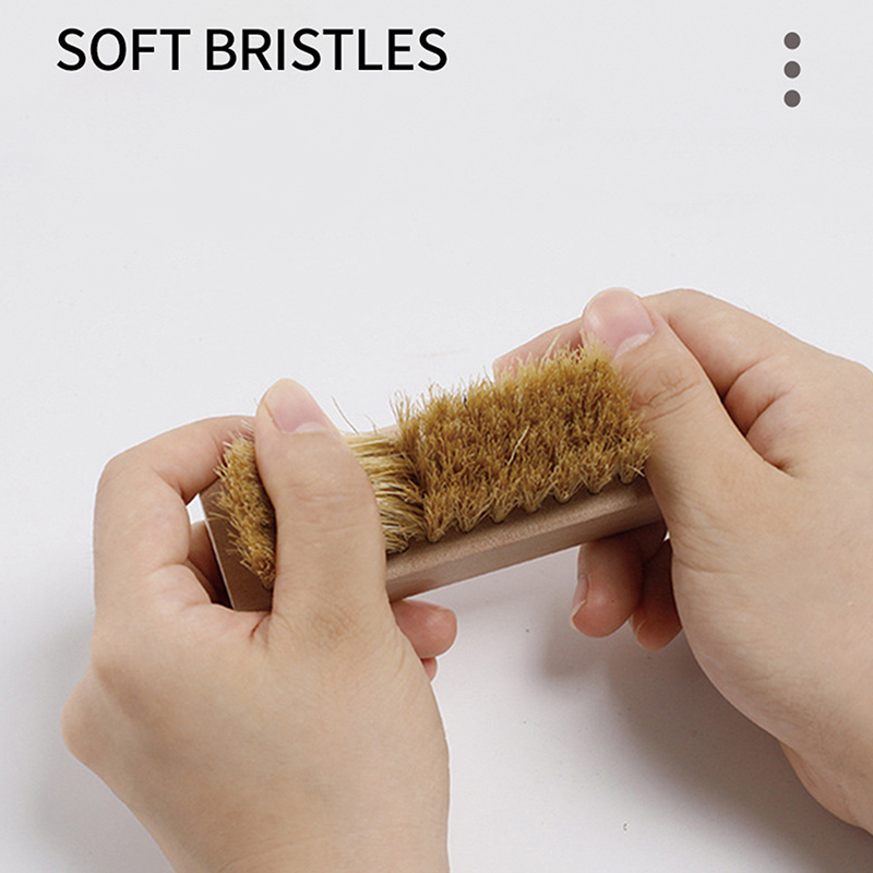 แปรงขัดรองเท้าแปรงขัดขนหมูนุ่ม - Shoe Cleaning Brush บทวิจารณ์และราคา