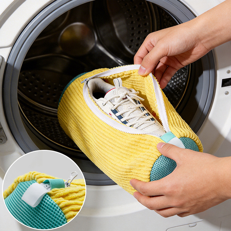ถุงซักรองเท้าสำหรับเครื่องซักผ - Sneaker Cleaner บทวิจารณ์และราคา